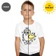 Birdie - Solar Activated Tee - Color-Changing Kids Boy/Girl Cotton White T-shirt