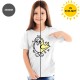 Birdie - Solar Activated Tee - Color-Changing Kids Boy/Girl Cotton White T-shirt