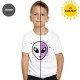 Extraterrestrial - Solar Activated Tee - Color-Changing Kids Boy/Girl Cotton White T-shirt