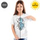 Seahorse - Solar Activated Tee - Color-Changing Kids Boy/Girl Cotton White T-shirt