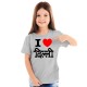 I Love Delhi - We-Desi - Kids Boy/Girl Cotton Grey Melange T-shirt