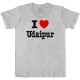 I Love Udaipur - We-Desi - Kids Boy/Girl Cotton Grey Melange T-shirt