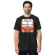 Mumbai Bus - Maai Mumbaai - Unisex Men/Women Regular Fit Cotton Black T-shirt