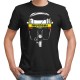 Mumbai Rickshaw - Maai Mumbaai - Unisex Men/Women Regular Fit Cotton Black T-shirt