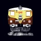 Mumbai Train - Maai Mumbaai - Unisex Men/Women Regular Fit Cotton Black T-shirt
