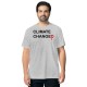Climate Changed? - Sensible - Unisex Men/Women Regular Fit Cotton Grey Melange T-shirt