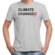 Climate Changed? - Sensible - Unisex Men/Women Regular Fit Cotton Grey Melange T-shirt