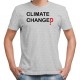 Climate Changed? - Sensible - Unisex Men/Women Regular Fit Cotton Grey Melange T-shirt