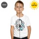 Astronaut - Solar Activated Tee - Color-Changing Kids Boy/Girl Cotton White T-shirt
