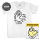 Birdie - Solar Activated Tee - Color-Changing Kids Boy/Girl Cotton White T-shirt