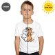 Dinosaur - Solar Activated Tee - Color-Changing Kids Boy/Girl Cotton White T-shirt
