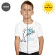 Dolphin - Solar Activated Tee - Color-Changing Kids Boy/Girl Cotton White T-shirt