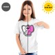 Elephant - Solar Activated Tee - Color-Changing Kids Boy/Girl Cotton White T-shirt