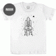Spacecraft - Solar Activated Tee - Color-Changing Kids Boy/Girl Cotton White T-shirt