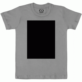 Classic 2 - The Chalkboard Tee - Kids Boy/Girl Cotton Stone Grey T-shirt