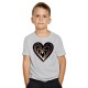 Heart - The Chalkboard Tee - Kids Boy/Girl Cotton Grey Melange T-shirt