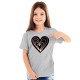 Heart - The Chalkboard Tee - Kids Boy/Girl Cotton Grey Melange T-shirt