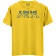  
T-shirt Color: Yellow