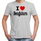 I Love Bengaluru - We-Desi - Unisex Men/Women Regular Fit Cotton Grey Melange T-shirt