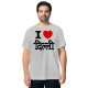 I Love Delhi - We-Desi - Unisex Men/Women Regular Fit Cotton Grey Melange T-shirt