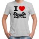 I Love Delhi - We-Desi - Unisex Men/Women Regular Fit Cotton Grey Melange T-shirt