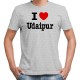 I Love Udaipur - We-Desi - Unisex Men/Women Regular Fit Cotton Grey Melange T-shirt