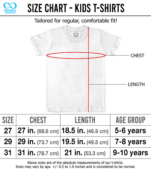 Size Chart Kids