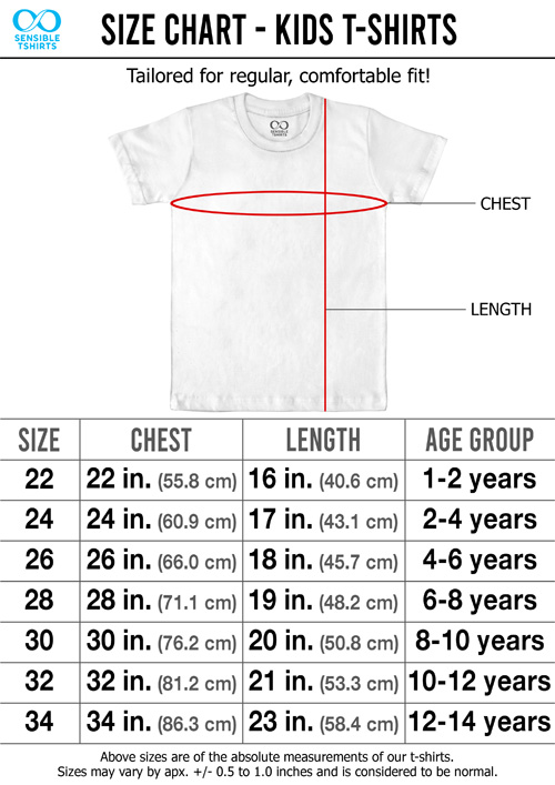 Size Chart Kids